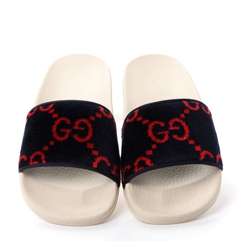 gucci slides terry cloth|Slides for Women .